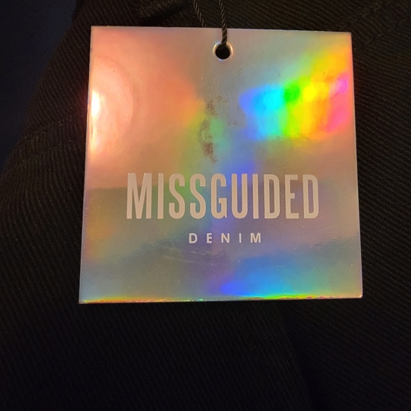 18 Black Missguided Women's Extreme Riot Shorts Plus Size Jean Shorts 18 Women's - Picture 5 of 8